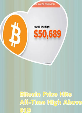 Bitcoin hits alltime above us