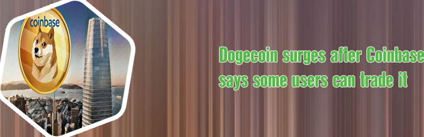 Dogecoin to coinbase
